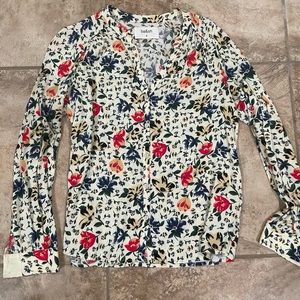 ba&sh Floral Pale Ecru Shirt